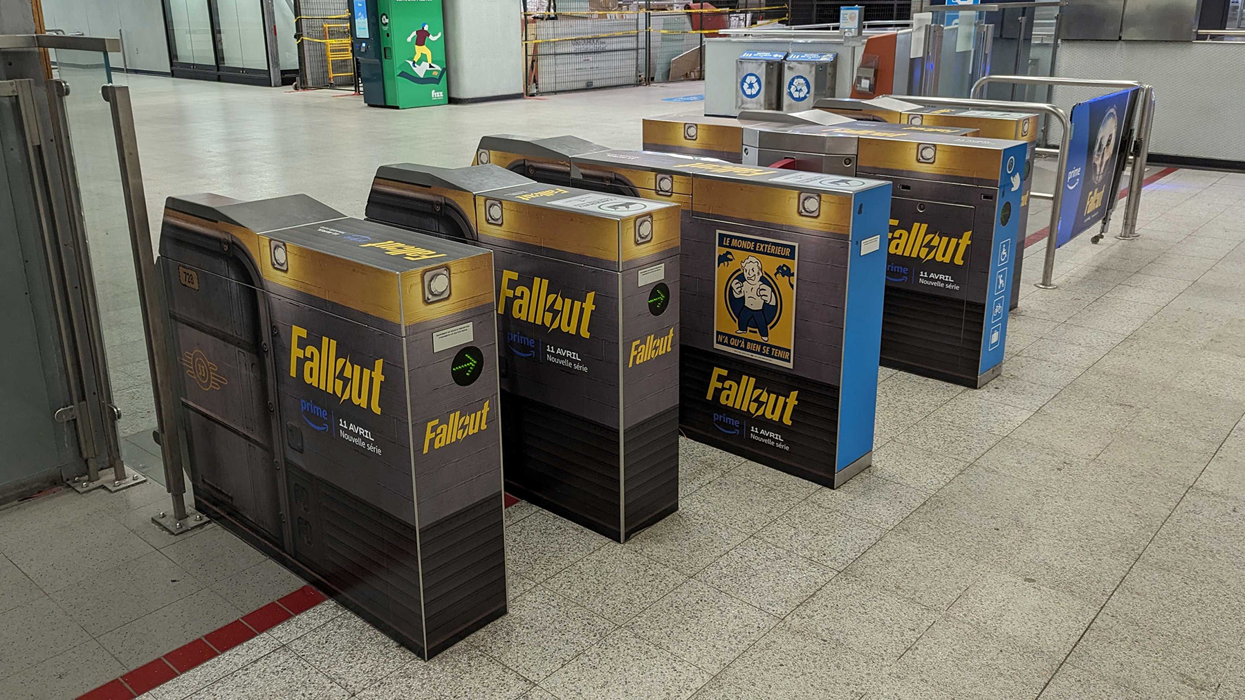 Berri Uqam Station ad placement.