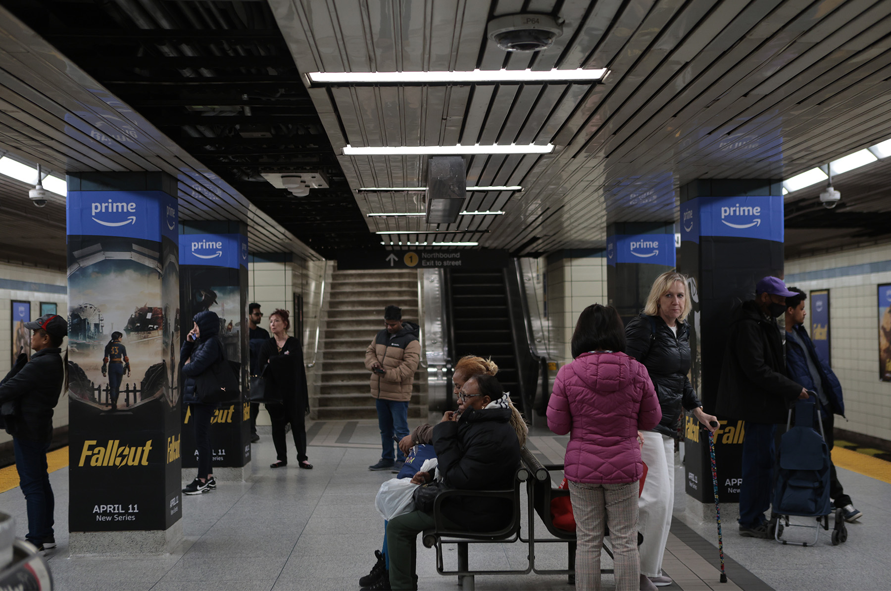 Yong and Bloor Station ad placement.