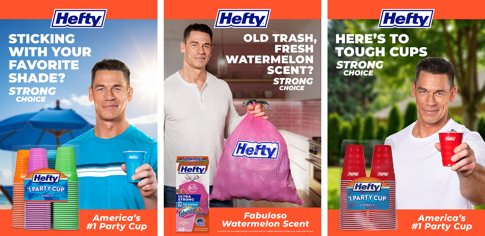 Pinterest digital banners featuring John Cena.